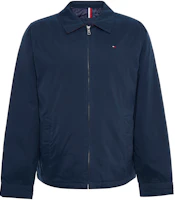 Tommy Hilfiger Navy Quilted Zip-Up Collar Jacket for Fall/Winter 159AK644-nvy Tommy Hilfiger Navy Quilted Zip-Up Collar Jacket for Fall/Winter 159AK644-nvy