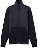 Tommy Hilfiger Navy Quilted Zip-Up Sweatshirt XM0XM02499 Tommy Hilfiger Navy Quilted Zip-Up Sweatshirt XM0XM02499