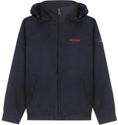 Tommy Hilfiger 海軍藍軟殼連帽外套 帶LOGO時尚戶外風格 78J8336-410 Buy Tommy Hilfiger 海軍藍軟殼連帽外套 帶LOGO時尚戶外風格 78J8336-410