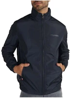 Tommy Hilfiger Navy Windproof Waterproof Logo Jacket MW0MW31640-DW5 Tommy Hilfiger Navy Windproof Waterproof Logo Jacket MW0MW31640-DW5