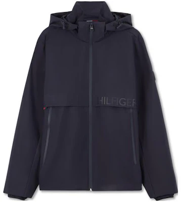 Tommy Hilfiger 海軍防風防水戶外夾克附標誌印花 MW0MW31656-DW5 Buy Tommy Hilfiger 海軍防風防水戶外夾克附標誌印花 MW0MW31656-DW5