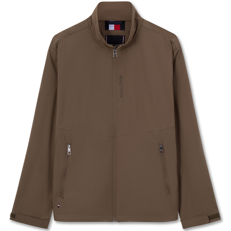 Tommy Hilfiger Outdoor Breathable Stand Collar Jacket - Dark Green MW0MW34042RBU