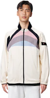 Shop Tommy Hilfiger Outdoor Colorblock Windbreaker Jacket - Off White MW0MW34466