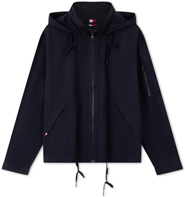 Tommy Hilfiger Jaket Outdoor Hoodie dengan Drawstring Hem, Gaya Kasual MW0MW34461 Buy Tommy Hilfiger Jaket Outdoor Hoodie dengan Drawstring Hem, Gaya Kasual MW0MW34461
