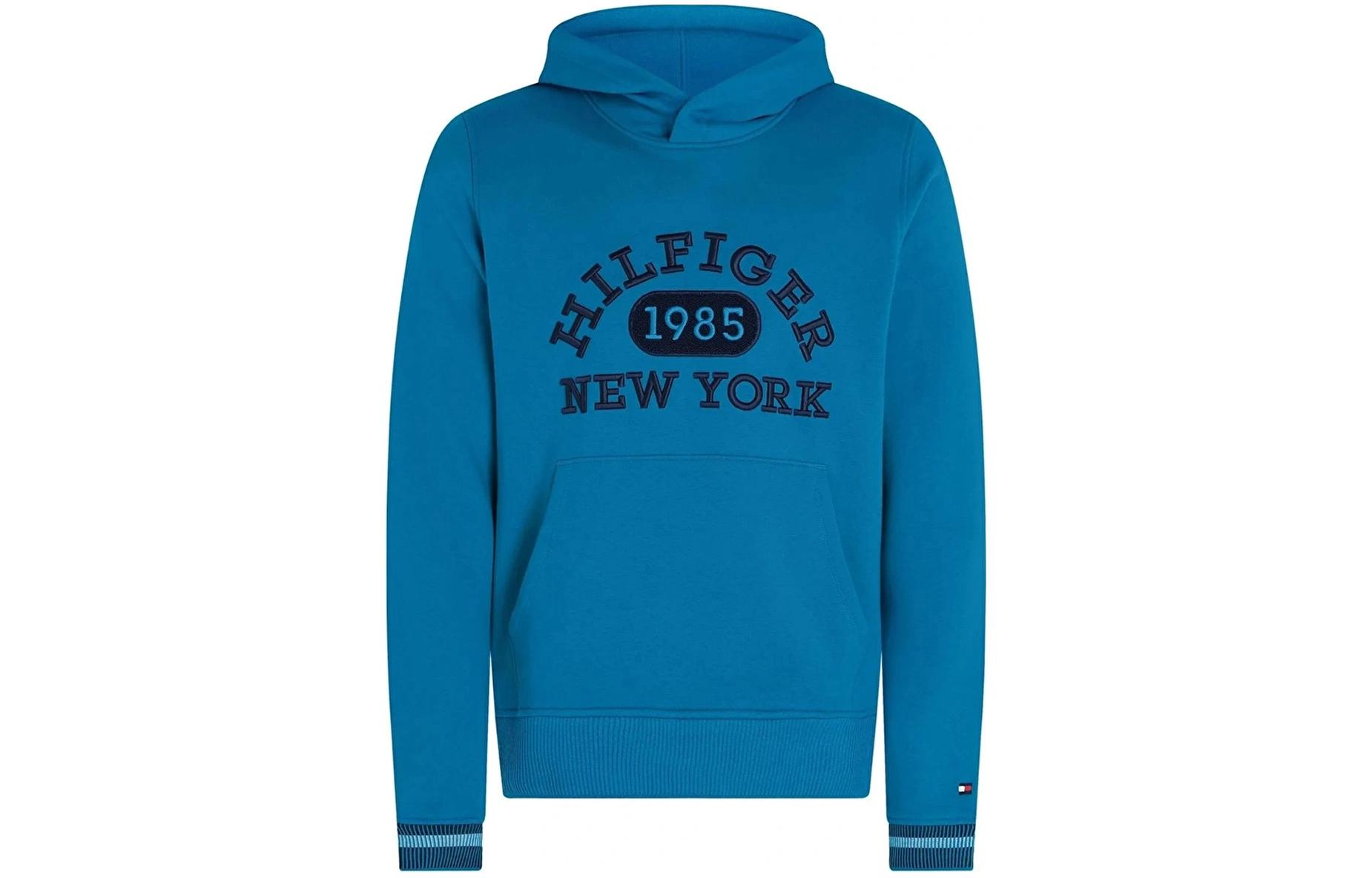 Tommy Hilfiger Pullover Hoodie Long Sleeve Blue MW0MW32682-CZU