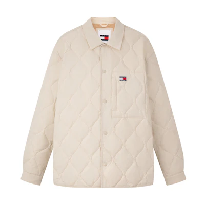 Tommy Hilfiger Quilted 90 Down Button Loose Jacket Unisex DM0DM20001