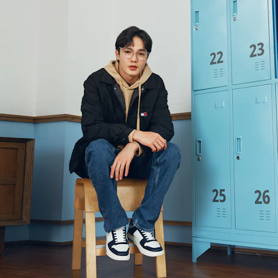 타미 힐피거 퀼티드 90 다운 버튼 루즈핏 자켓 유니섹스 DM0DM20001 7