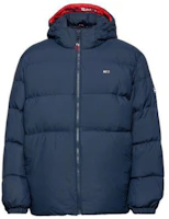 Tommy Hilfiger Quilted Down Jacket with Solid Logo Patch DM0DM12171-C87 Tommy Hilfiger Quilted Down Jacket with Solid Logo Patch DM0DM12171-C87