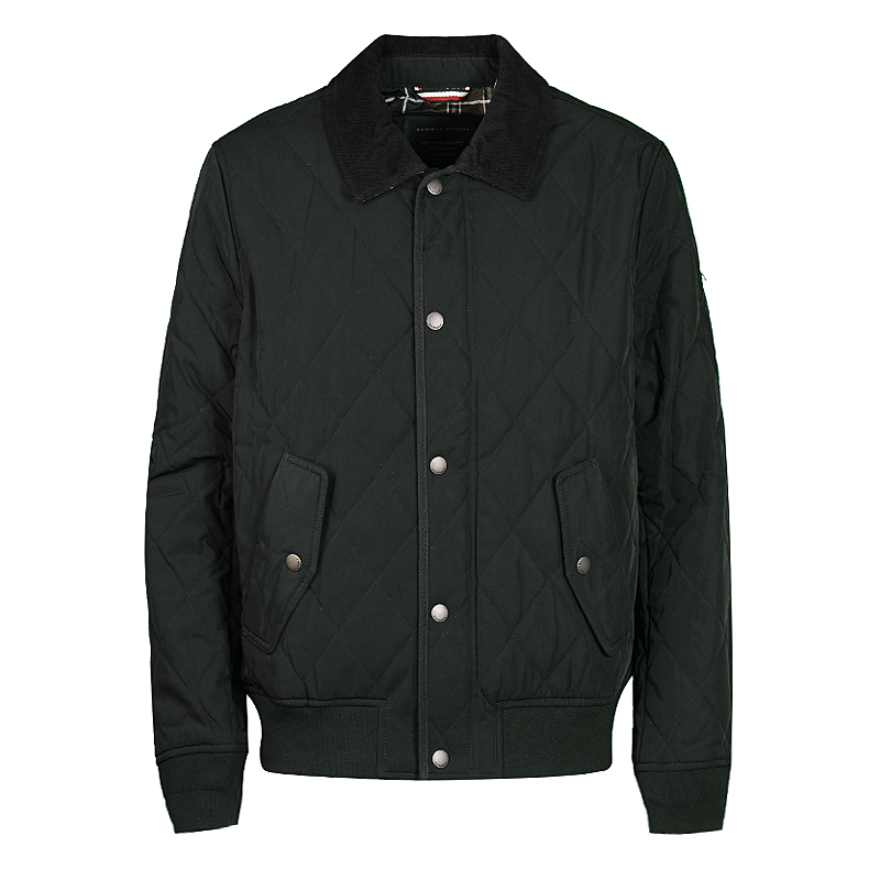 Tommy Hilfiger Quilted Outdoor Casual Quilted Collar Jacket - Fall/Winter 150AP237-AGN/NVY/BLK