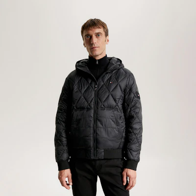 Tommy Hilfiger 修身連帽外套 絎縫設計 MW0MW32766 Shop Tommy Hilfiger 修身連帽外套 絎縫設計 MW0MW32766