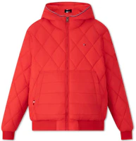 Cheap Tommy Hilfiger Quilted Slim Fit Hooded Jacket MW0MW32766
