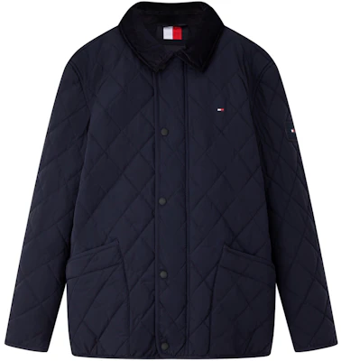 Tommy Hilfiger 男款輕量絎縫按扣拉鍊領夾克 MW0MW37282 Buy Tommy Hilfiger 男款輕量絎縫按扣拉鍊領夾克 MW0MW37282