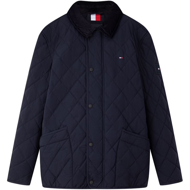 Order Tommy Hilfiger 男款輕量絎縫按扣拉鍊領夾克 MW0MW37282