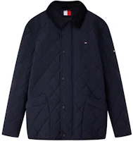 Order Tommy Hilfiger Quilted Snap-Zip Collar Lightweight Jacket for Men MW0MW37282