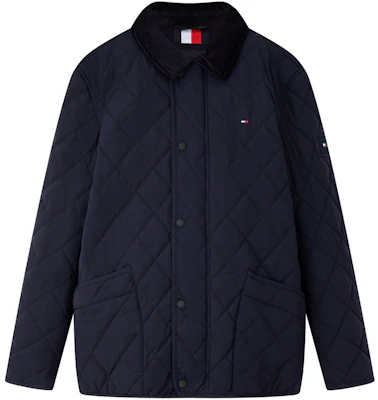 Tommy Hilfiger 男款輕量絎縫按扣拉鍊領夾克 MW0MW37282 Order Tommy Hilfiger 男款輕量絎縫按扣拉鍊領夾克 MW0MW37282