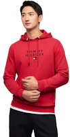 Tommy Hilfiger Red Fashion Embroidered Logo Hoodie Long Sleeve XM0XM02496-XLG Tommy Hilfiger Red Fashion Embroidered Logo Hoodie Long Sleeve XM0XM02496-XLG