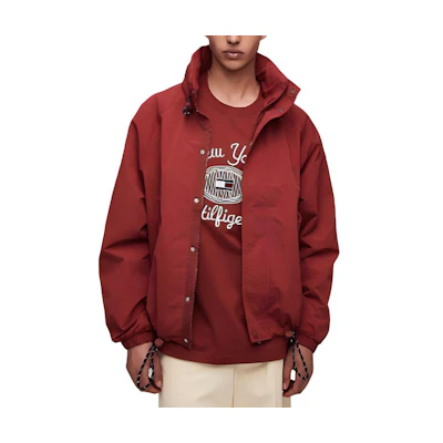 Tommy Hilfiger Regatta Adjustable Collar Red Jacket for Men MW35807000-XNN