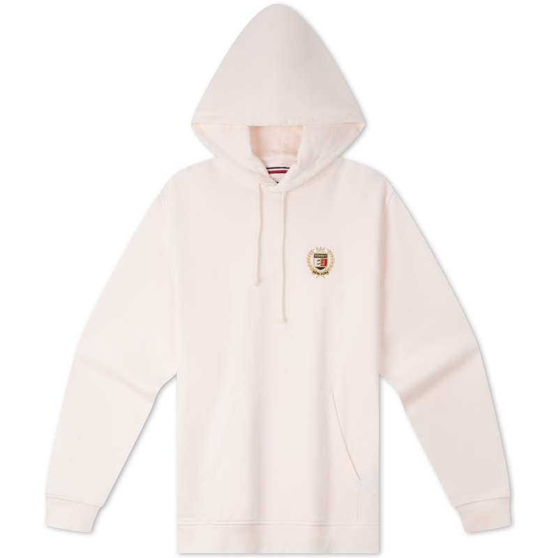 Tommy Hilfiger Retro College Badge Embroidered Hoodie Sweatshirt DM0DM19762