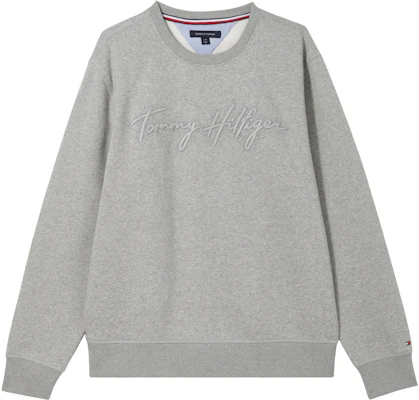 Tommy Hilfiger Retro College Crewneck Sweatshirt Light Gray 78J3817-030 Buy Tommy Hilfiger Retro College Crewneck Sweatshirt Light Gray 78J3817-030