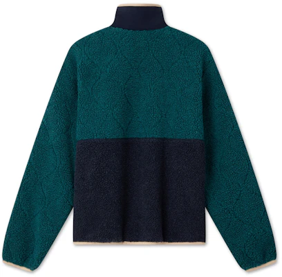 汤米·希尔费格复古拼色羊羔绒夹克男款宽松版 DM0DM19644 2