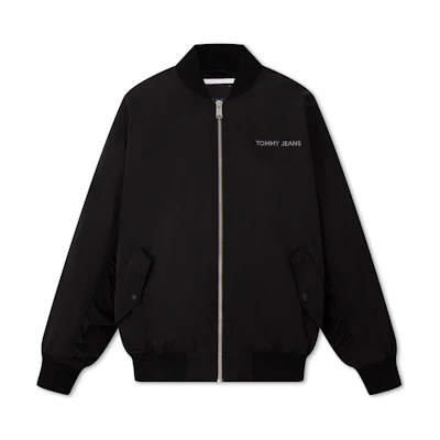 Tommy Hilfiger Retro Embroidered Relaxed Bomber Jacket DM0DM17879