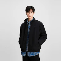 Shop Tommy Hilfiger Retro Loose Fit Stand Collar Padded Jacket for Men DM0DM17238