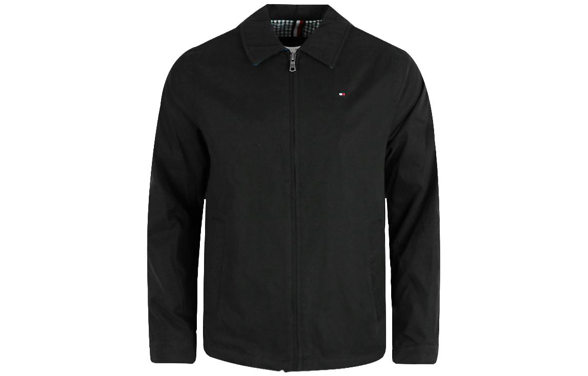 Tommy Hilfiger Retro Solid Color Polo-Collar Jacket for Spring/Fall 159AK350