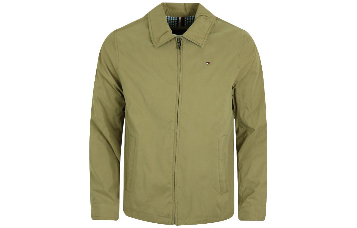 Shop Tommy Hilfiger 復古純色翻領外套 春秋款 159AK350