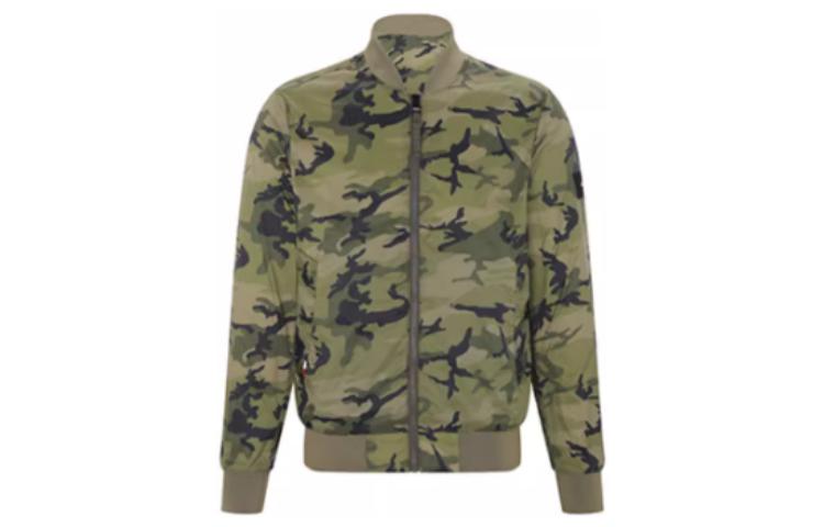 Tommy Hilfiger Reversible Camo Print Bomber Jacket for Men MW0MW22615