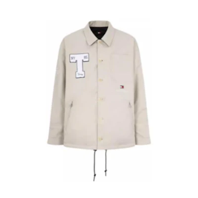 Tommy Hilfiger Reversible Colorblock Loose-Fit Glossy Jacket for Men DM0DM15985