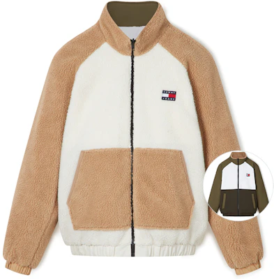 汤米·希尔费格拼色可翻转羊羔绒夹克男女同款时尚外套 DM0DM17232 Order 汤米·希尔费格拼色可翻转羊羔绒夹克男女同款时尚外套 DM0DM17232