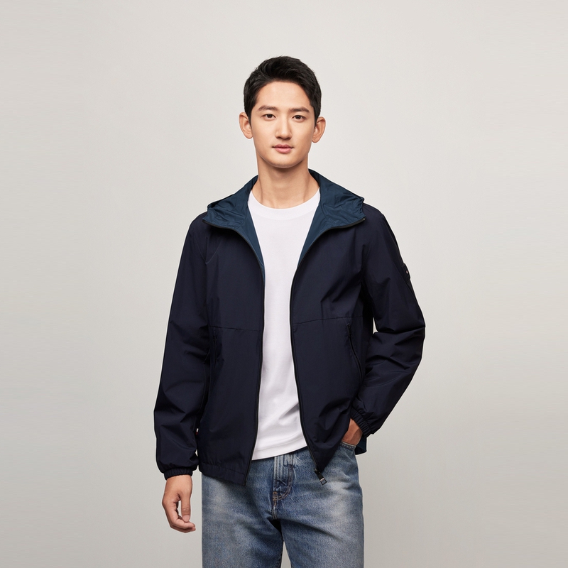 Details for 汤米·希尔费格尔双面软壳连帽夹克 海军蓝/蓝色-亚洲版户外 MW0MW36606