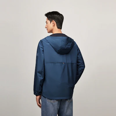 汤米·希尔费格尔双面软壳连帽夹克 海军蓝/蓝色-亚洲版户外 MW0MW36606 Sizing 汤米·希尔费格尔双面软壳连帽夹克 海军蓝/蓝色-亚洲版户外 MW0MW36606