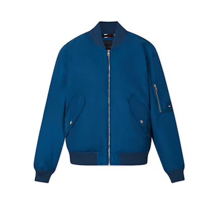 Tommy Hilfiger Slim Fit Lightweight Bomber Jacket - Navy Blue MW0MW32793