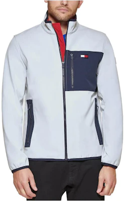 Tommy Hilfiger 輕盈防風拼色外套 淺藍色Logo印花 MTG001887-001 Buy Tommy Hilfiger 輕盈防風拼色外套 淺藍色Logo印花 MTG001887-001