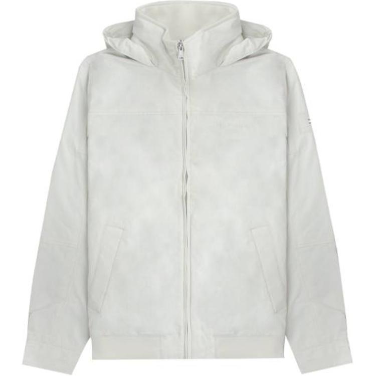Tommy Hilfiger Solid Beige Zip-Up Hoodie Jacket for Men Beige 78J8336-100