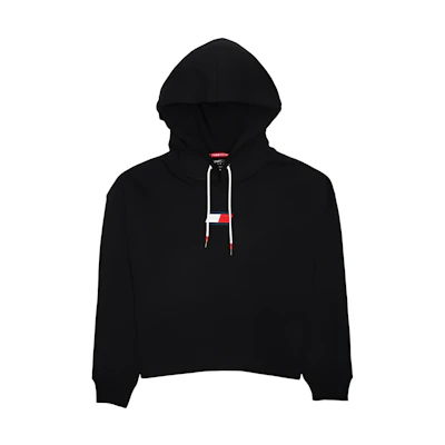 Tommy Hilfiger Solid Black Pullover Hoodie TP2T0123-BLK