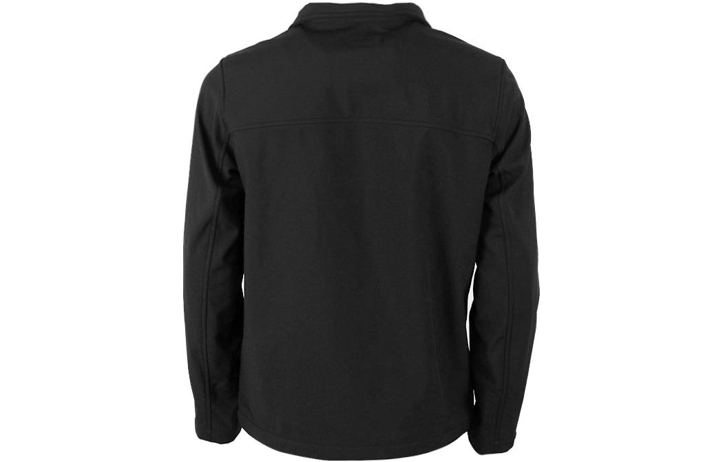 Lookbook Tommy Hilfiger Jaket Hitam Polos Zip-Up dengan Kerah Berdiri 155AP287-XH