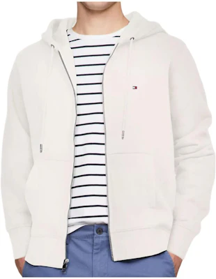 Tommy Hilfiger 純色休閒連帽開衫外套 米白色 78J9368-AWD Buy Tommy Hilfiger 純色休閒連帽開衫外套 米白色 78J9368-AWD