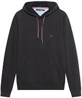Tommy Hilfiger Solid Color Drawstring Hoodie Black 78J2402-600 Tommy Hilfiger Solid Color Drawstring Hoodie Black 78J2402-600