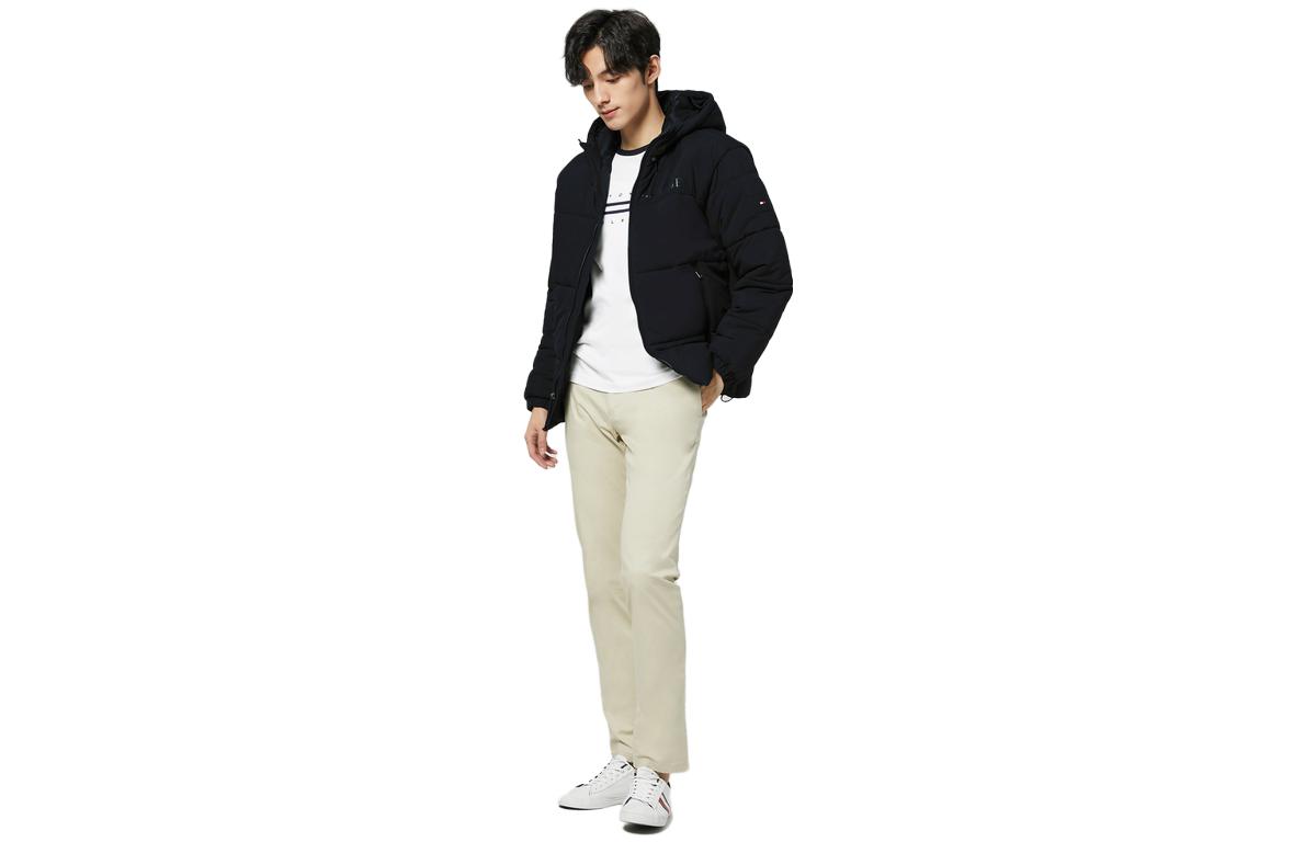 Tommy Hilfiger Solid Color Hooded Jacket 78J7135