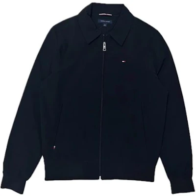 Tommy Hilfiger Jaket Hitam Longgar Warna Solid Musim Semi Gugur. 78J9469-001 Order Tommy Hilfiger Jaket Hitam Longgar Warna Solid Musim Semi Gugur. 78J9469-001