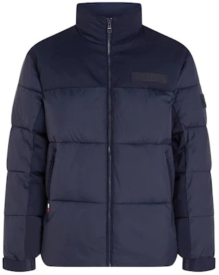 Tommy Hilfiger 藍色純色立領羽絨外套 MW0MW32770-DW5 Buy Tommy Hilfiger 藍色純色立領羽絨外套 MW0MW32770-DW5