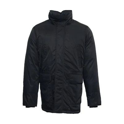 Tommy Hilfiger Solid Color Zip-Up Hoodie Jacket - Black 152AP858-BLACK