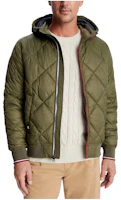 Tommy Hilfiger Solid Green Slim-Fit Hoodie Jacket Long Sleeve 78J9385-RBN Tommy Hilfiger Solid Green Slim-Fit Hoodie Jacket Long Sleeve 78J9385-RBN