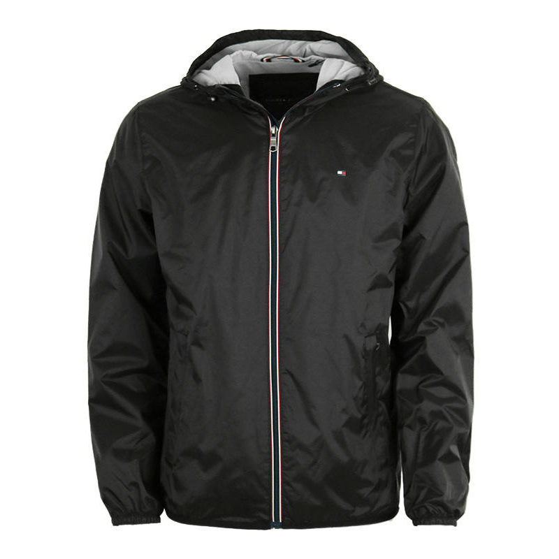 Purchase Jaket Hoodie Pria Tommy Hilfiger Logo Bordir Solid Windbreaker. 157AN076