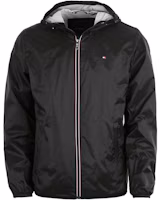 Purchase Tommy Hilfiger Solid Logo Embroidered Windbreaker Jacket with Hood for Men 157AN076