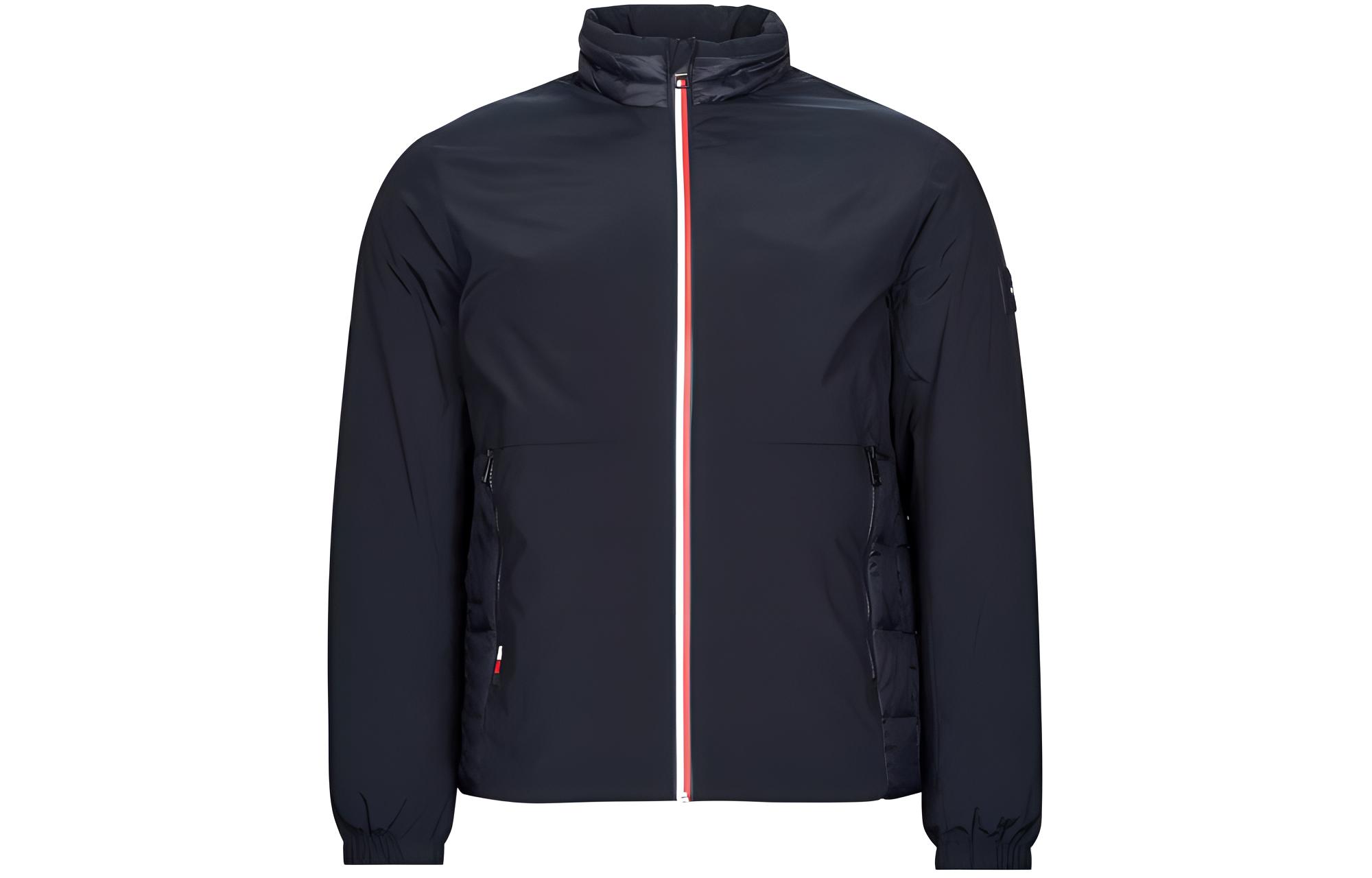 Tommy Hilfiger Solid Logo Lightweight Jacket Blue - MW0MW29012-DW5