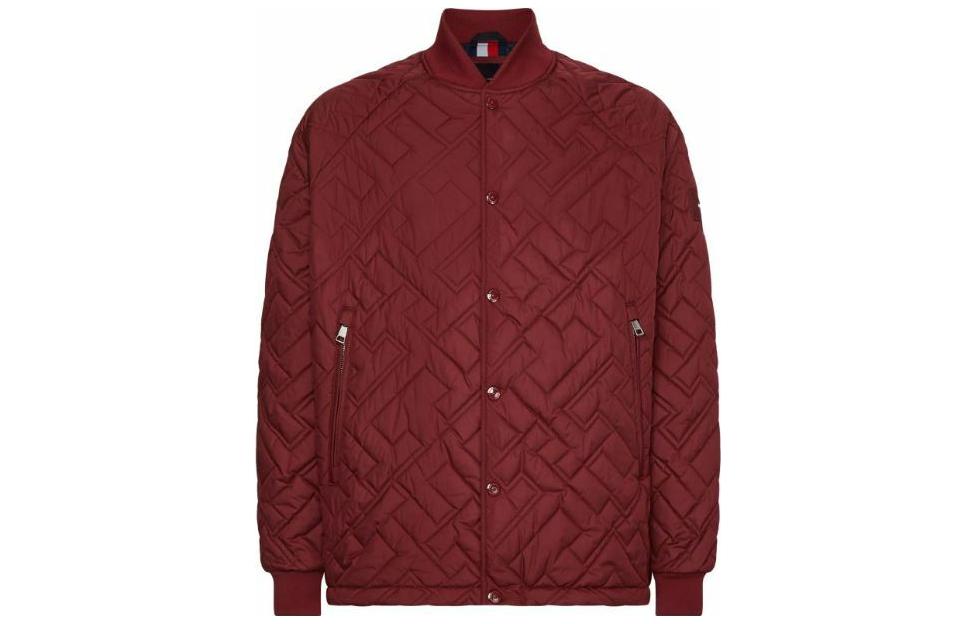 Tommy Hilfiger Solid Single-Breasted Long Sleeve Jacket Men MW0MW27693-LPM