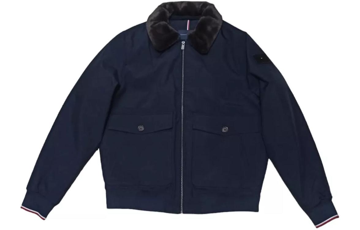 Order Tommy Hilfiger Jaket Zip Bergaris Biru 78J3737-410